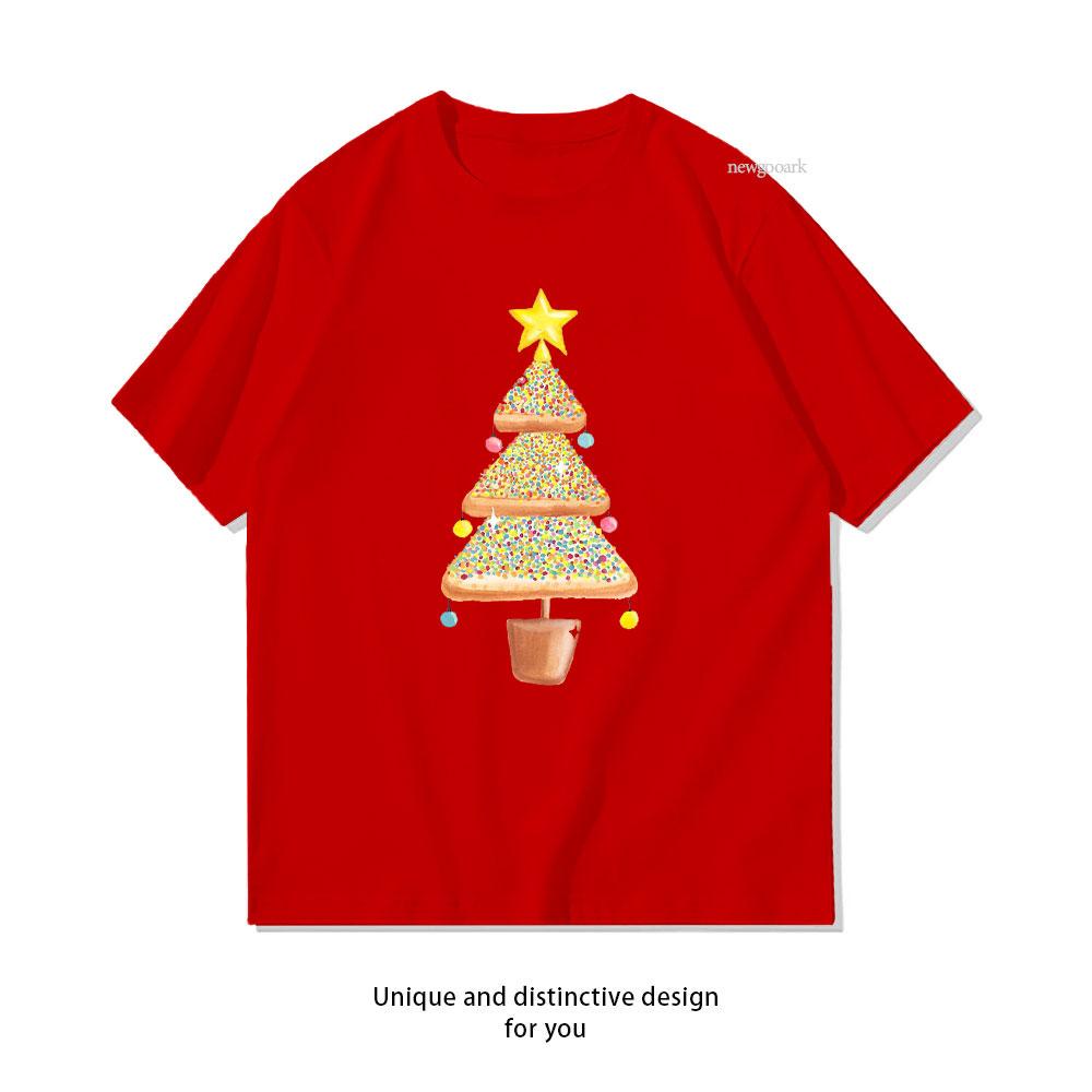 

Fairy Christmas Fairy Bread TShirt woman man Casual cotton graphic t shirts Creative streetwear Classic Oneck shirt S