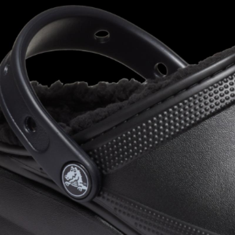 Crocs Classic Platform Lined Clogs Blk 207938 001