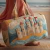 3D Printed Hawaiian Summer Travel Yoga Bag for Women
