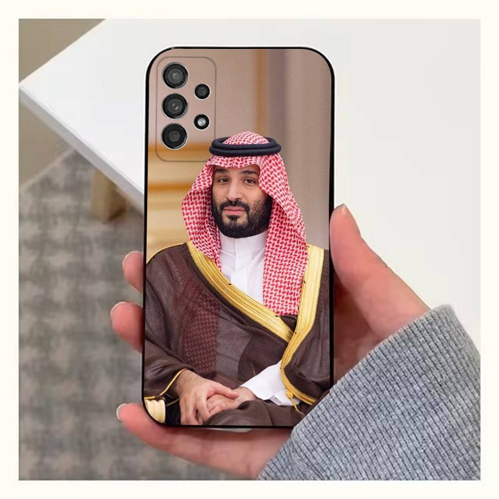 

King S-Salman of Arabia Case For Samsung S22,S25,S20,S10,Plus,Ultra,S24,S23,FE,S21,S9,Lite,Soft Silicone Black SamsungS9Plus