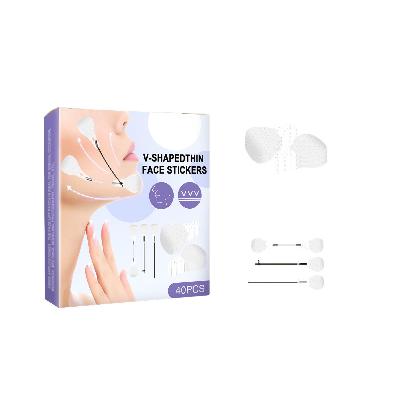 

Лента для лифтинга лица, мгновенная наклейка для лифтинга лица, наклейка для лифтинга морщин, патчи для лифтинга лица, 40 шт. One Size