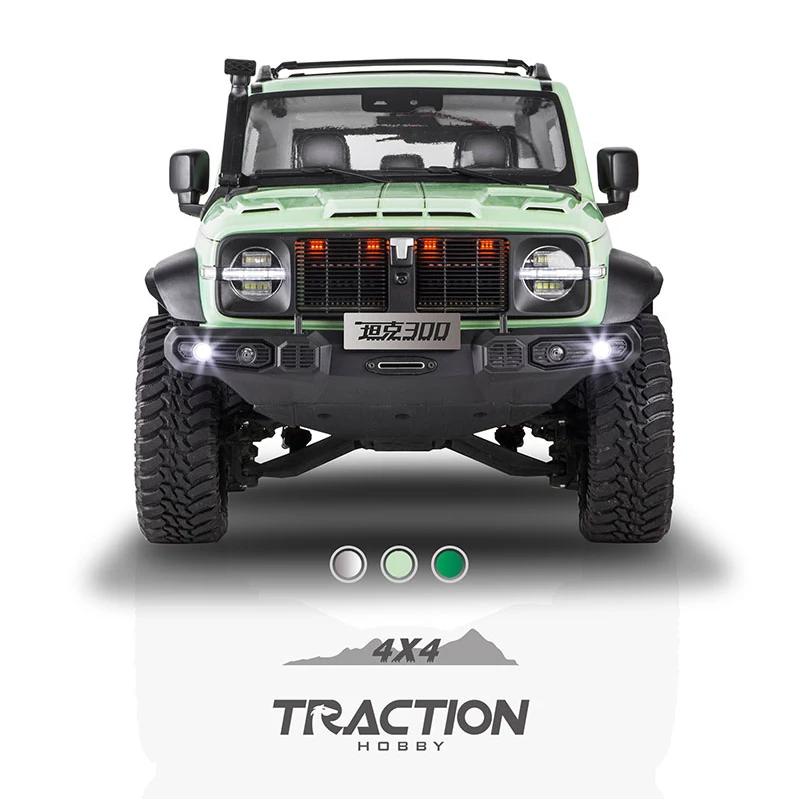 TRACTION HOBBY Competitive Edition TANK300 4WD RC Road Crawler 1/8 Electric Remote Control Model Car Adult Children's Toys