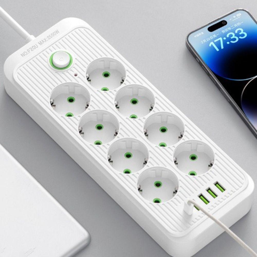Quick Charge Multitap Socket USB Type C Electrical Power Strip Electrical Socket  AC Power