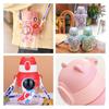 Portable Cartoon Plastic Straw Cup Animal Water Bottle Large Capacity Gift Kids