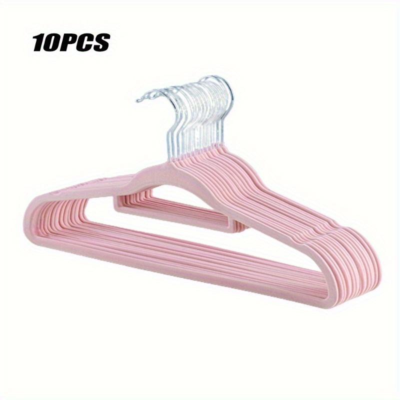 Premium Velvet Hangers with 360° Rotatable Hooks, Non-Slip Heavy Duty Space Saving Clothes Hangers with Tie Bar for Coats