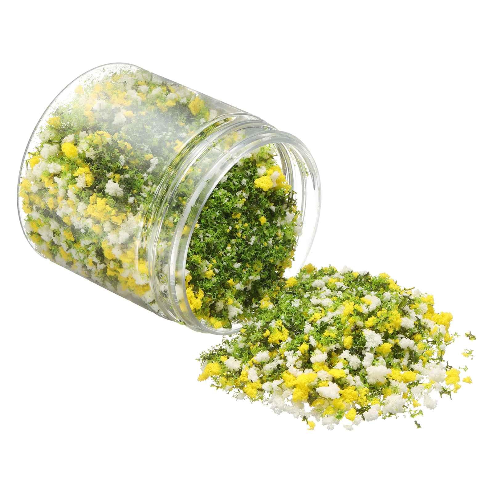 

CoCud Model Flower Glass, 185ml Capacity, Fake Miniature Flower Glass Tree, Plastic Sponge, YellowWhite - (Uses: DIY Dollhouse, Fairy Garden, Model