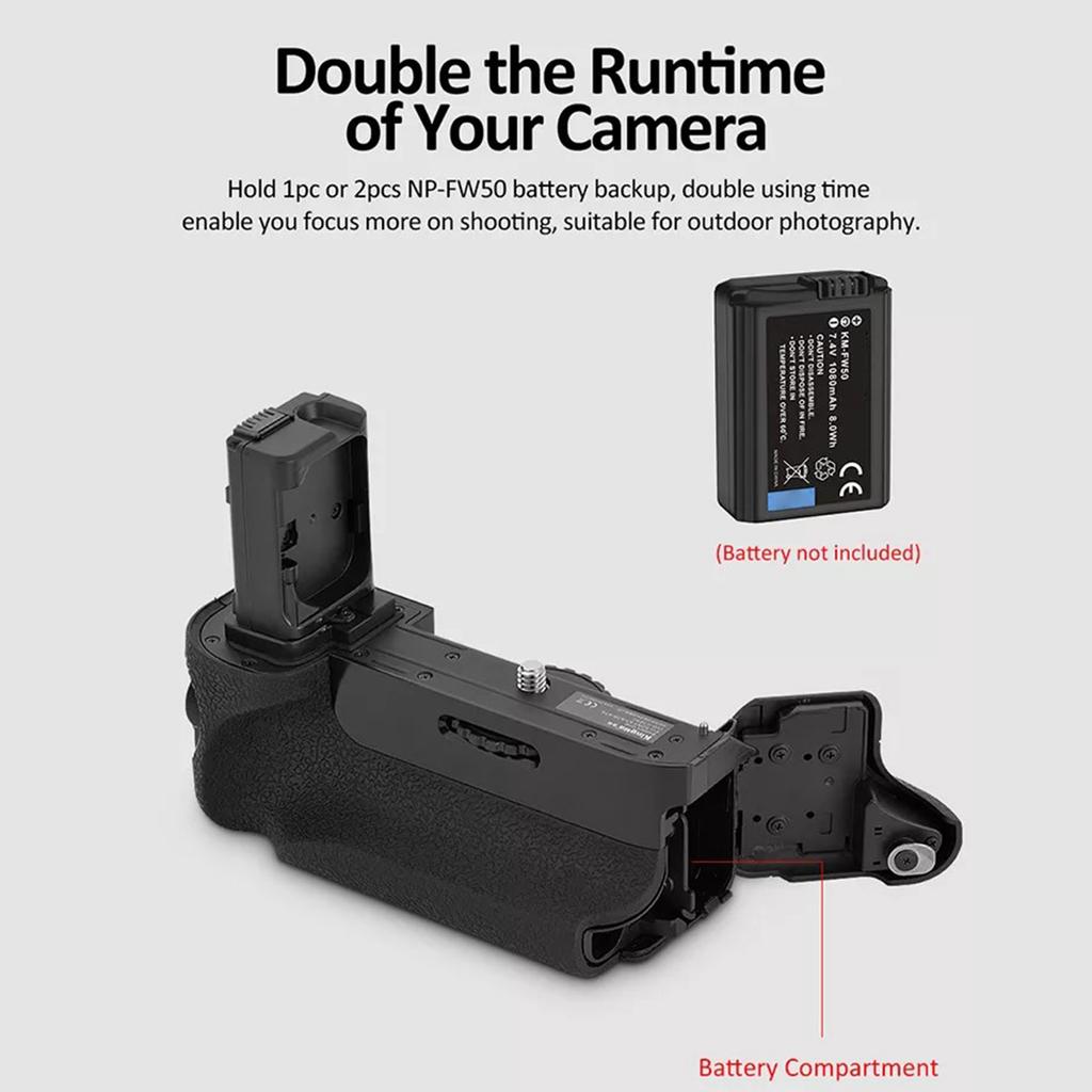 VG-C1EM Vertical Grip for A7 VG Battery Grip for A7 A7R A7S ILCE-7 Camera Battery Holder Grip