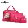 Stilvolle und lässige Schultertasche mit Bärenmuster für Mutter und Kind, Umhängetasche für Pendler, Handtasche für Damen mit großem Fassungsvermögen