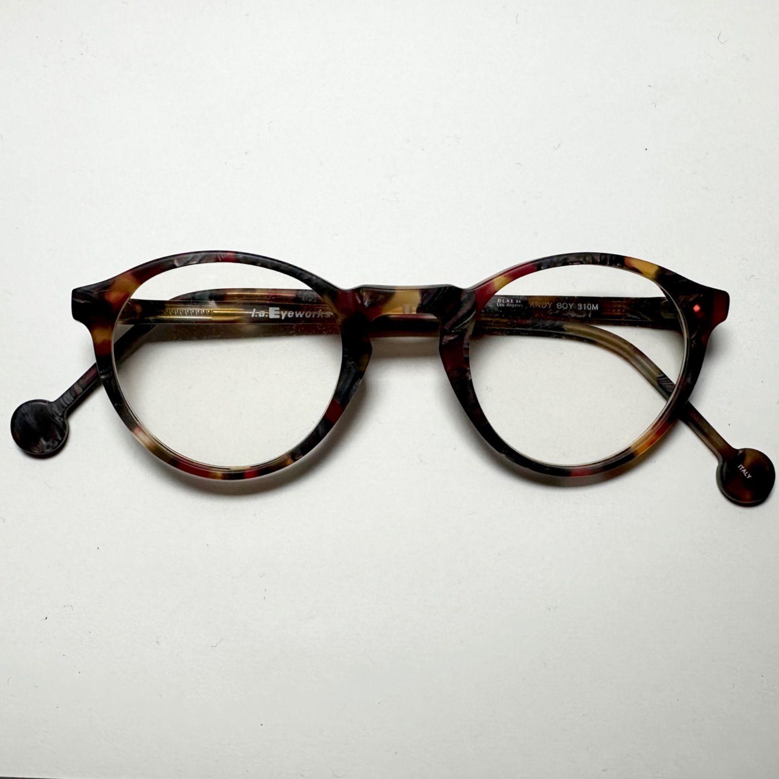 Used Vintage/Unused] 1990s L.A. Eyeworks Italian Glasses US Brand Glasses // Vintage
