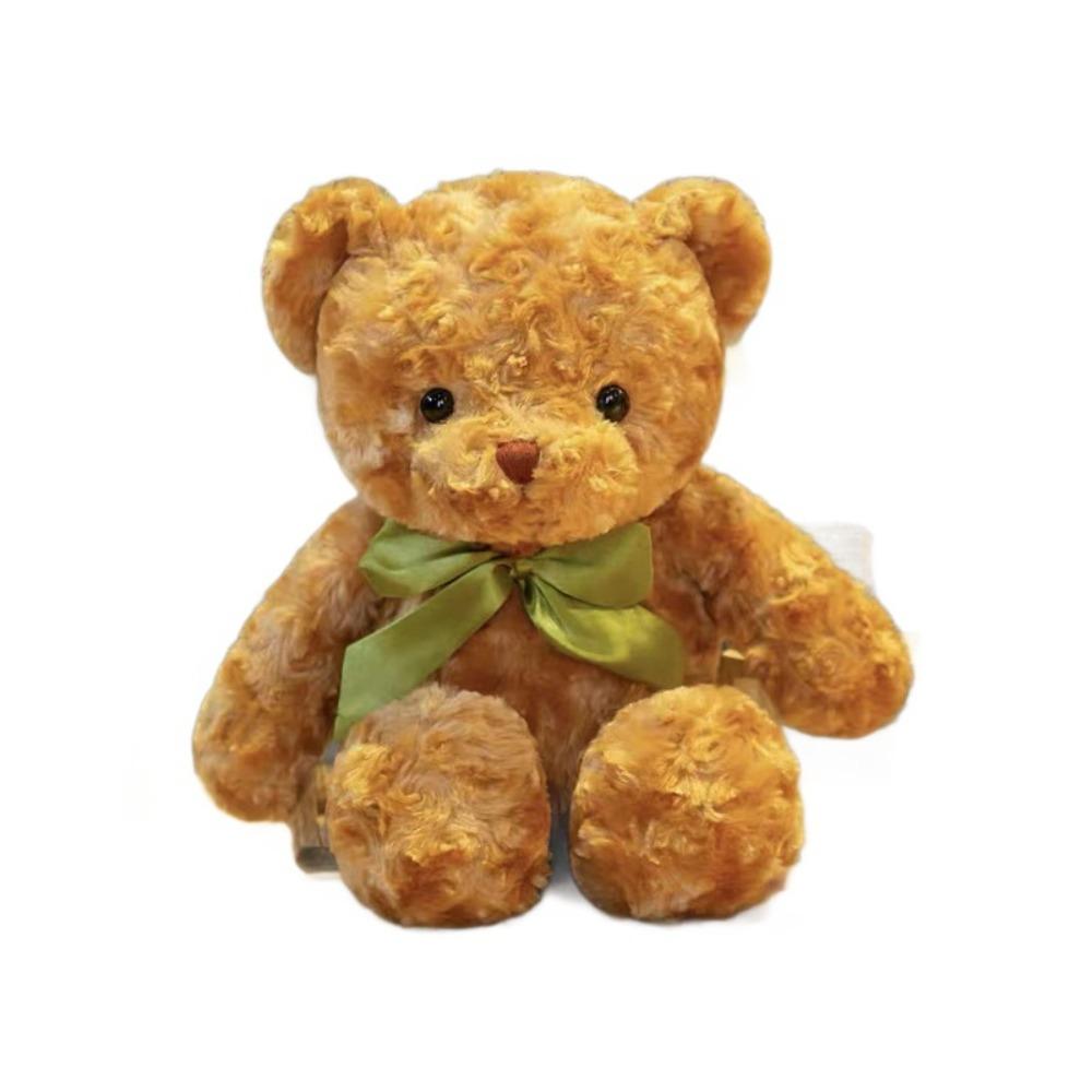 Cute Ribbon Bear Doll Bow Tie Teddy Bear Plush Toy Bear Doll Children's Throw Pillow Gift Doll