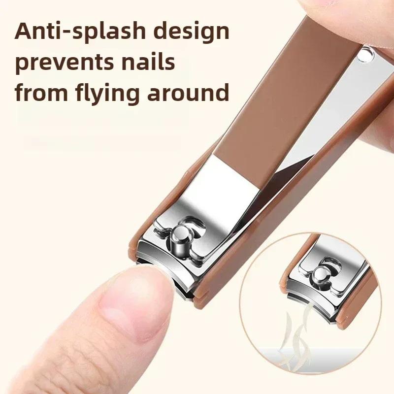 Multifunctional 7 Sets Anti-Splash Protection Tool Nail Clipper Set with Manicure Clippers Manicure Nail Clippers Manicure Easy To Clean for Home Use