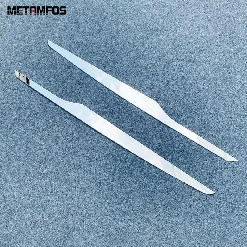 For Toyota Alphard Vellfire 2024 2025 2026 Chrome Rear Window Lower Strip Molding Trim Sticker Exterior Accessories Car Styling