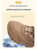 Babu Dou Kids' Velvet-Lined Warm Boots for Boys & Girls - Autumn/Winter 2025 Martin Style