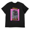 Angus Rocks Essentieel T-shirt grafisch t-shirt grote maten tops heren katoenen t-shirts