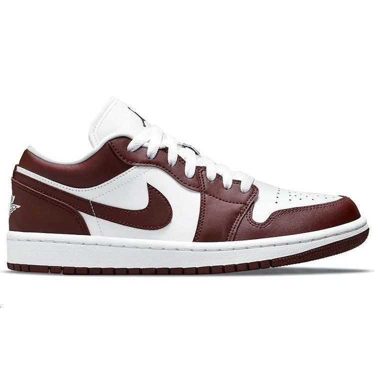Air Jordan 1 Low Bronze Eclipse Women Sneakers Brown White DC0774-116