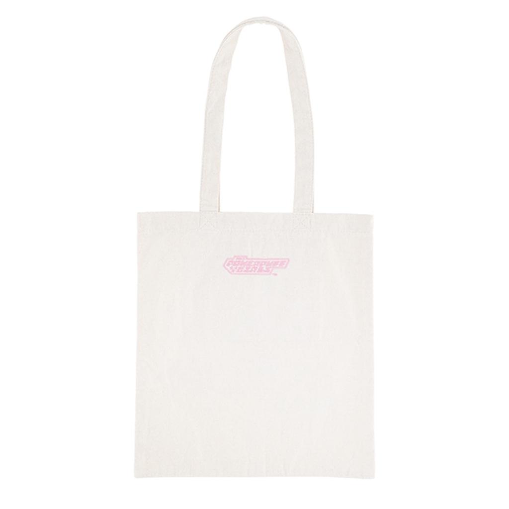 Marushin Powerpuff Girls Tote Girl of the A4 Organic 6705004100 Bag, "The World," Vertical, Size, M.TOTE, Cotton,