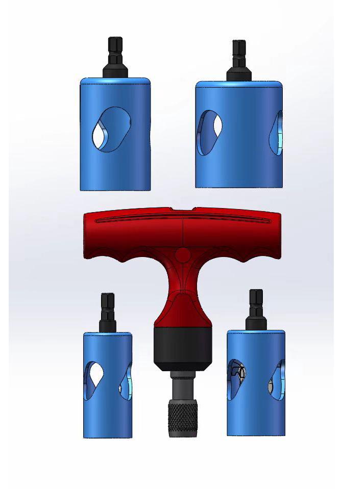 Iekšējo un ārējo cauruļu slīpēšanas instruments: