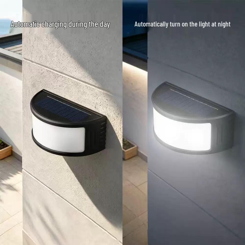 Solar Wall Lamp - Outdoor Garden Night Light with Motion Sensor