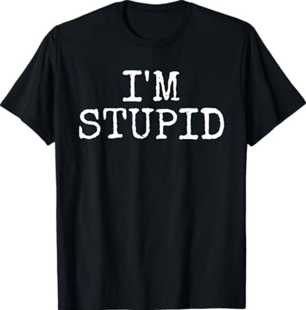 I m Stupid I m with Stupid - Funny Couples Gift Shirt Unisex T-Shirt S разноцветный