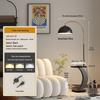 UOSU Modern Floor Lamp with Storage and 3-Color Light