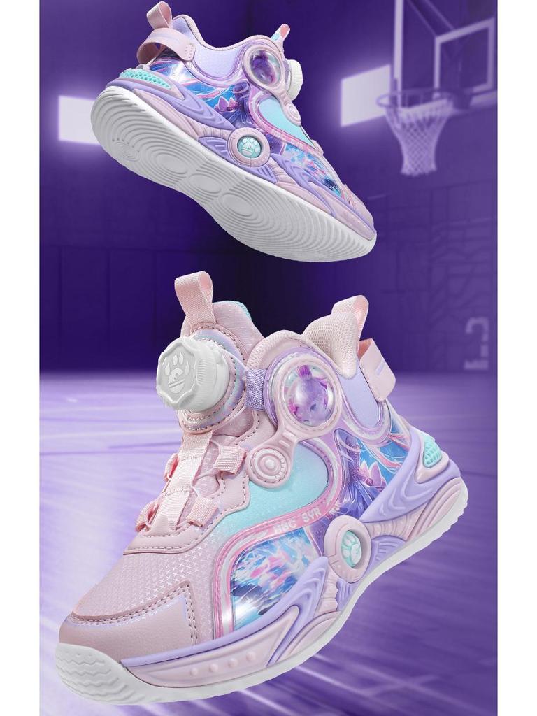 Girls' Basketball & Running Shoes - Non-slip, Shock-Absorbing, Trendy Autumn Trainers