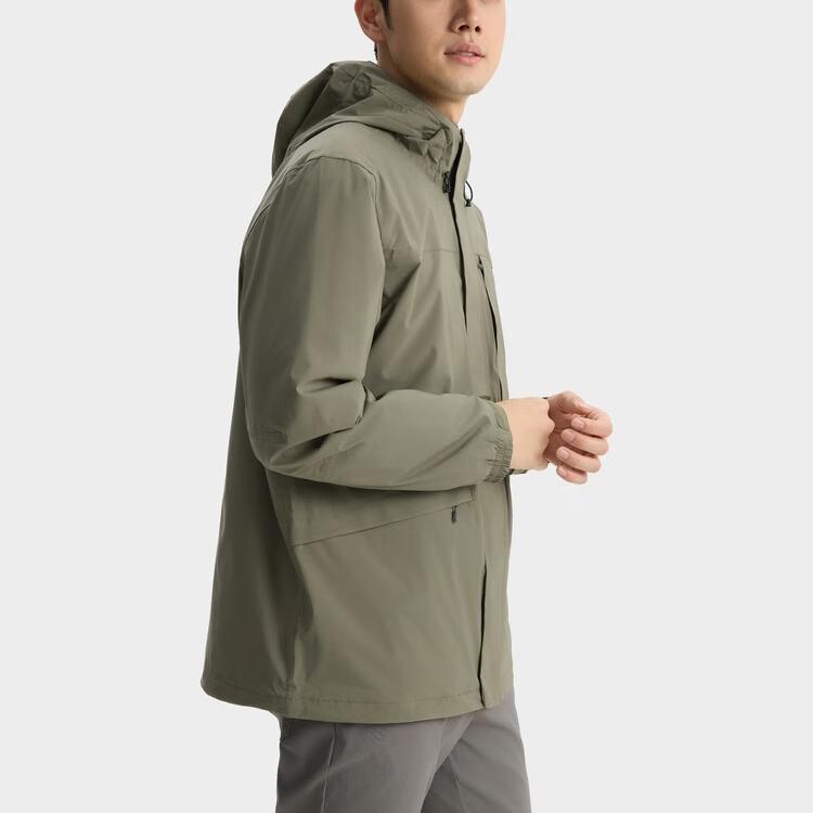 Columbia Waterproof, Windproof, Breathable, And Thermal Windbreaker Jacket Men's Army Green XE4839-397