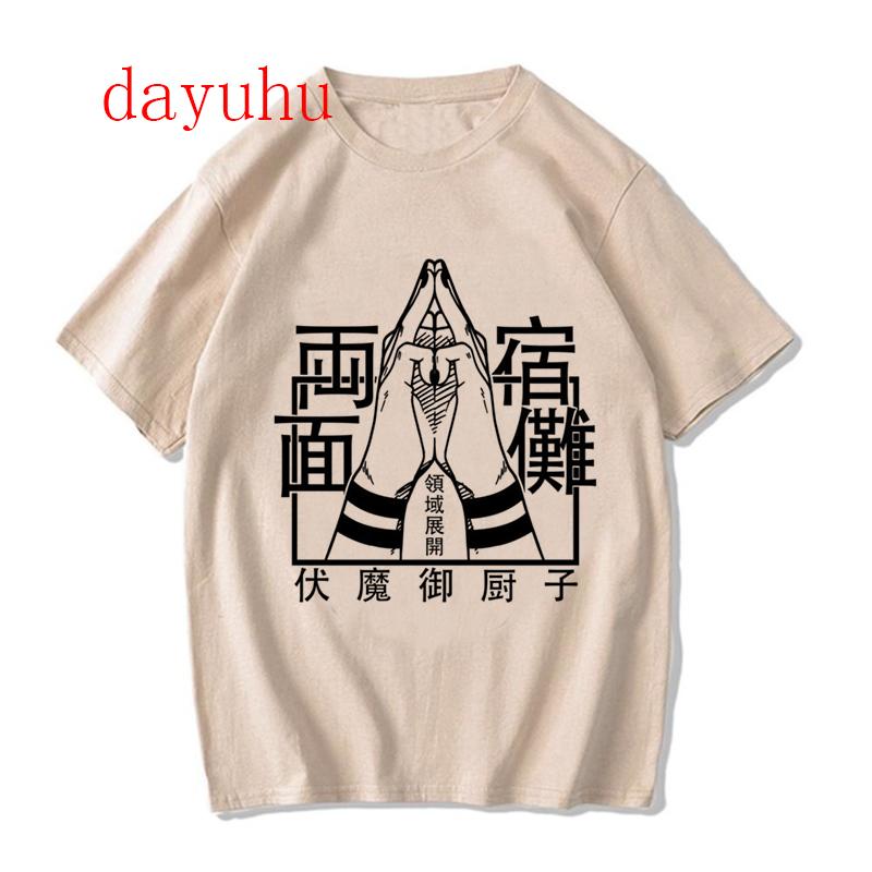Harajuku Tshirt Unisexga Japanese Anime Jujutsu Kaisen T Shirt Gojo Satoru Tops Yuji Itadori Graphic Tees Cool Unisex Tshirt