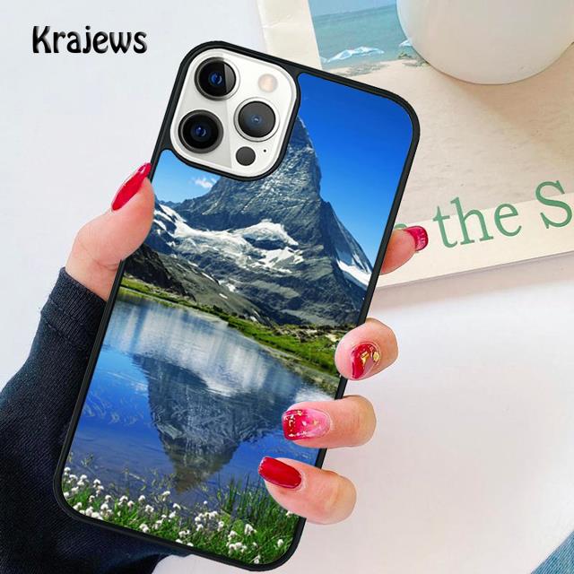 Anime Natural Landscape Soft Phone Case For iPhone 17 Air 16 15 14 Max Plus 11 12 13 Pro Max Phone Cover Fundas