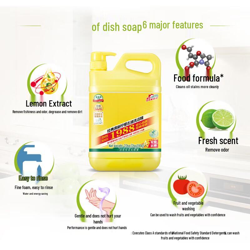 NHZHIW Lemon Dish Soap