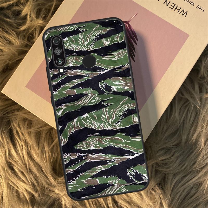 

Humor Tiger Stripe Army Camouflage For Huawei Nova 5T 3i 7i 8i 11i 12i 9 10 SE Y60 Y61 Y70 Y72 Y73 Y90 Y91 P30 P40 Lite Case Huawei Nova 5T