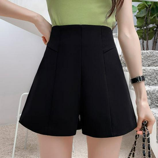 

New Summer High-Waisted Loose Wide-Leg Letter Print Slimming Casual Hot Pants S