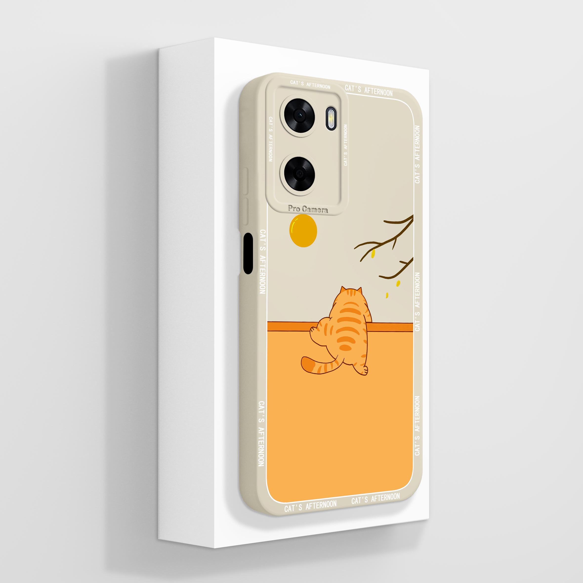 

Case For Oppo A57 A57S A57E Creative Phone Cases For Oppo A 57 4G 5G Soft Liquid Silicone Back Cover Camera Protection Funda Oppo A57 (4G)