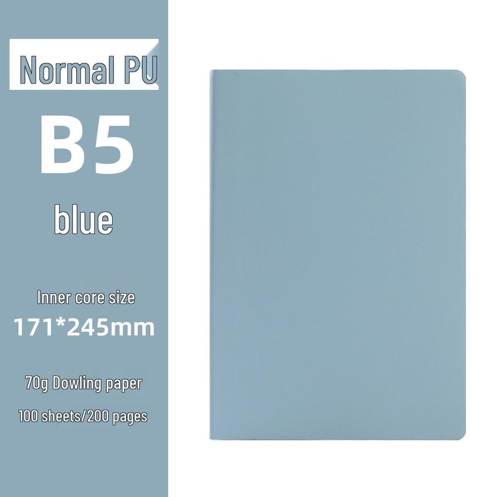 A5 Custom Logo PU Notepad: Business & Student Meeting Set, Skin-Feel B5 Diary