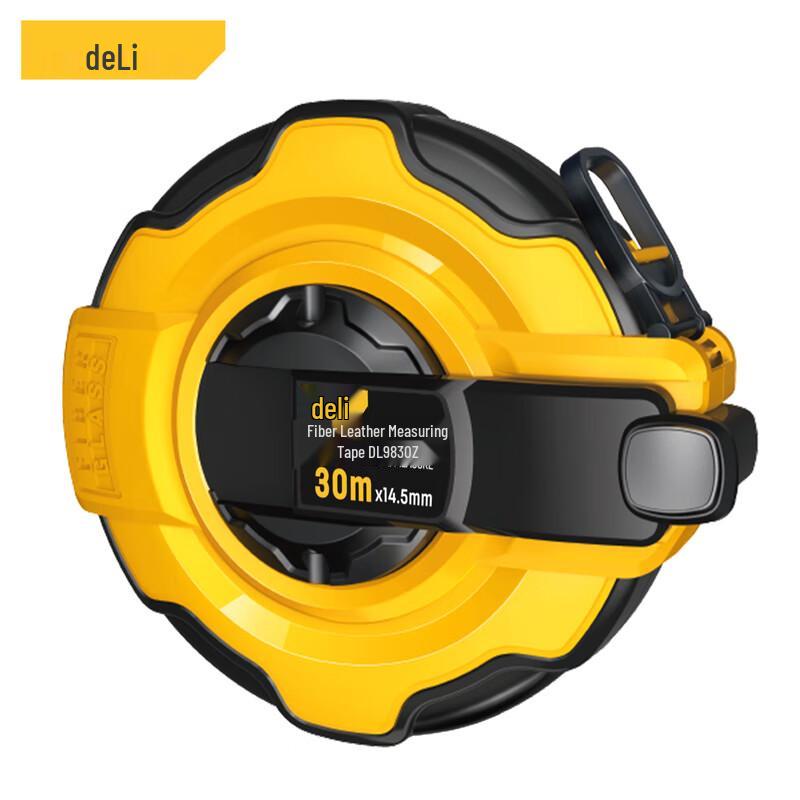 Deli Rubberized Fiber Waterproof Tape Measure
