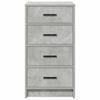 Sideboard Concrete Grey 40 x 41 x 75 cm Engineered Wood