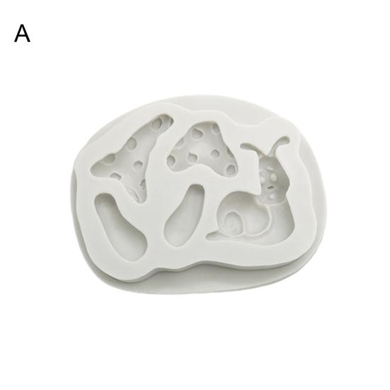 Φόρμα Κέικ Yousheng Σιλικόνη Τροφίμων Ανθεκτική στη Θερμότητα Μανιτάρι Σαλιγκάρια Φόρμα Φοντάν Εργαλείο Διακόσμησης Κέικ Κουζινικά Είδη