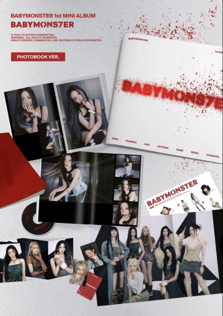 

[USED] 1st MINI ALBUM BABYMONS7ER Photobook ver.
