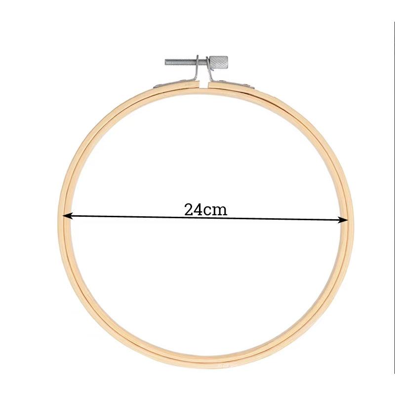 8/10/15/18/24/30/36cm Embroidery Hoops DIY Needlecraft Cross Stitch Machine Bamboo Frame Rings Round Loop Hand Household Sewing