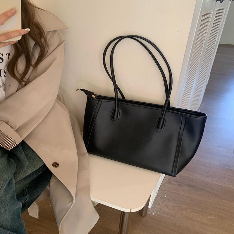 Retro Large Capacity Women'S Bag 2026  Trendy Korean Style Versatile Tote Bag Able Shoulder Commuter Bag