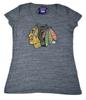 Touch By Alyssa Milano Womens NHL Chicago Blackhawks Shirt New S, M, L