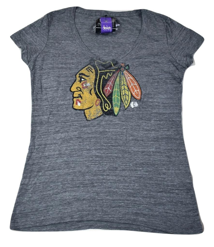 Touch By Alyssa Milano Womens NHL Chicago Blackhawks Shirt New S, M, L