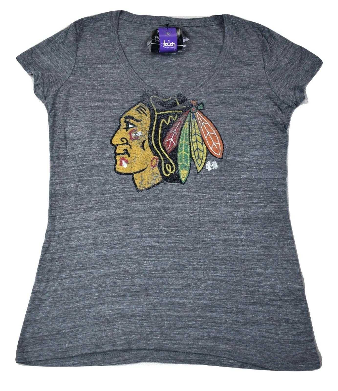 Touch By Alyssa Milano Womens NHL Chicago Blackhawks Shirt New S, M, L 4XL