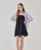 RONRON Banding Tube Top Sleeveless Mini Dress Black