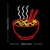 Ramen Neon Sign for Wall Decor Noodle LED Neon Lights Dimmable Food Noodle Light Up Signs LED Neon Signs for Japanese Resturant Home Bar Kitchen Room