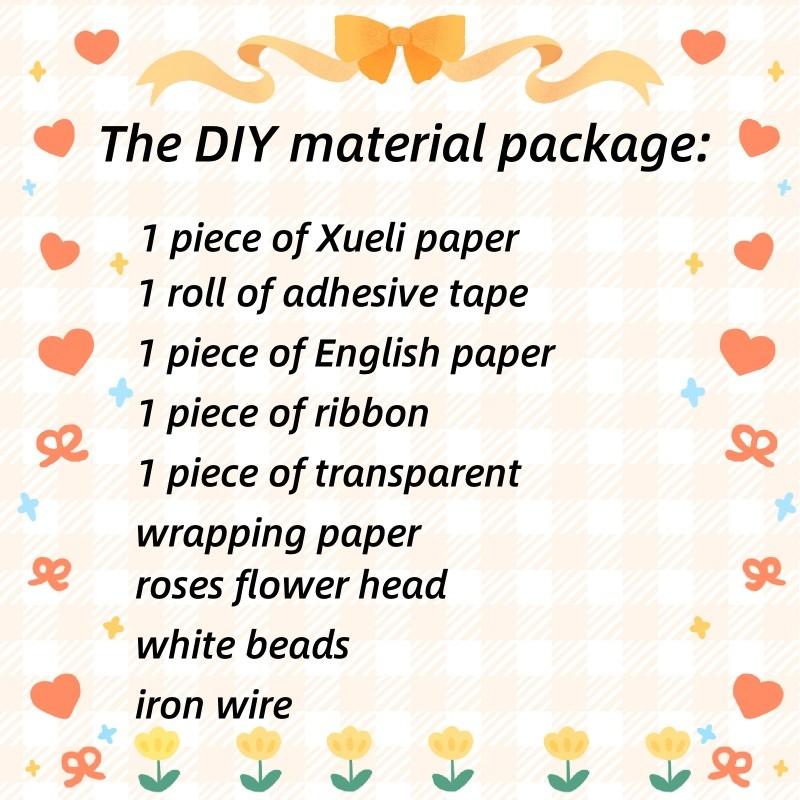 DIY Kreative Nicht-Verwelkende Rosen Handstrauß Materialpaket Geschenk für den Valentinstag der Freundin