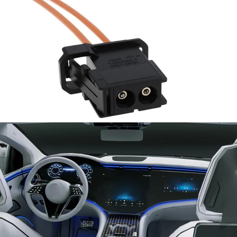 MOST Fiber Jumper Cable Optical Fiber Cable for Vehicle Bus Troubleshooting, Molded End Service Lead for Fault Checks In Selected Car Fiber Bus