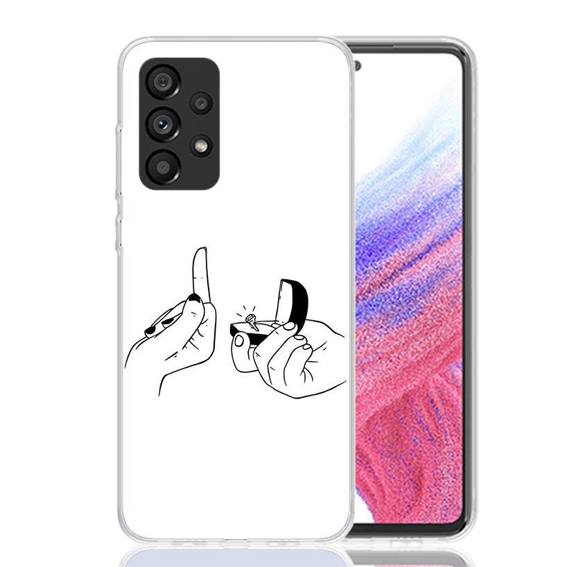 Middle Finger Phone Case for Samsung Galaxy A17 A16 A15 A14 A13 A57 A56 A55 A54 A53 A37 A36 A35 A34 A33 A26 A25 A24 A23 Galaxy A