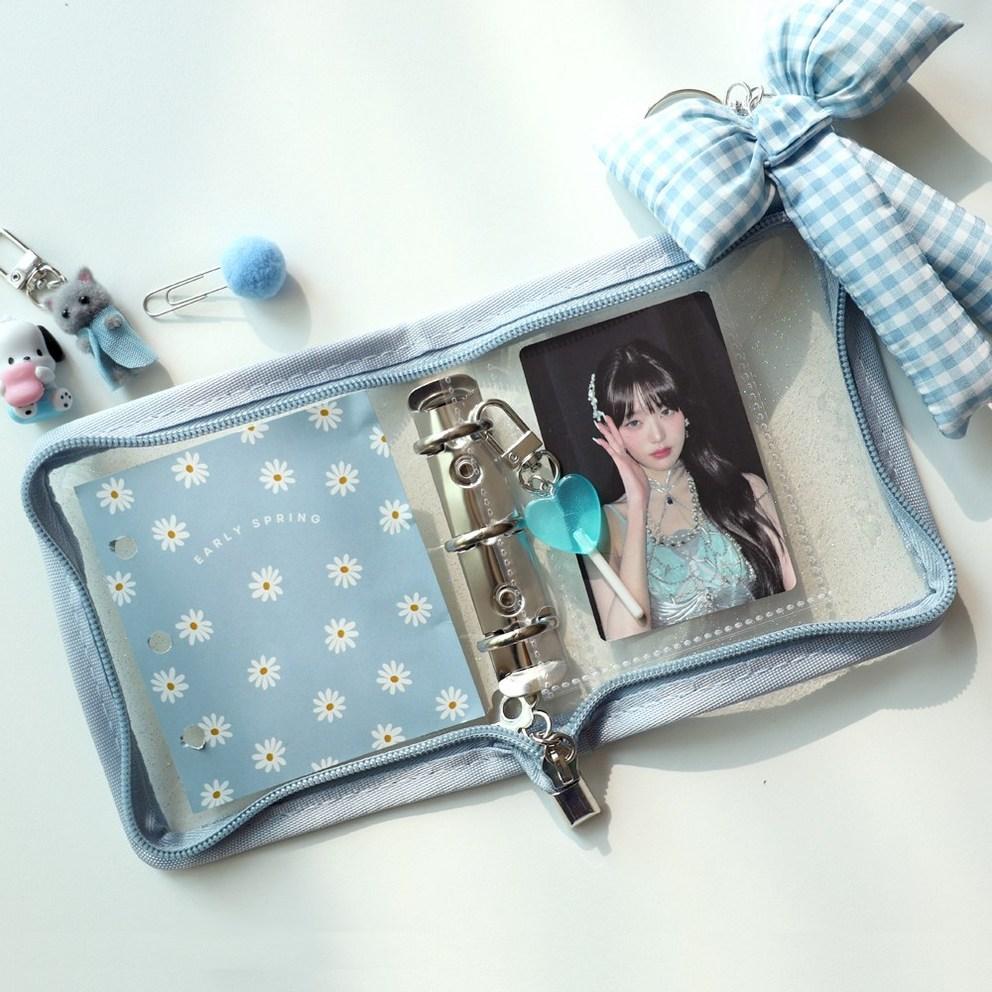 Bom Bom Mini 3-Ring Fotoordner mit Innenseite und Fotokarten-Sammelalbum