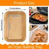 Disposable Air Fryer Grill Rectangular Large Capacity Baking Tray NonStick Air Fryer Inner Lining Paper Tray Kitchen Accessories