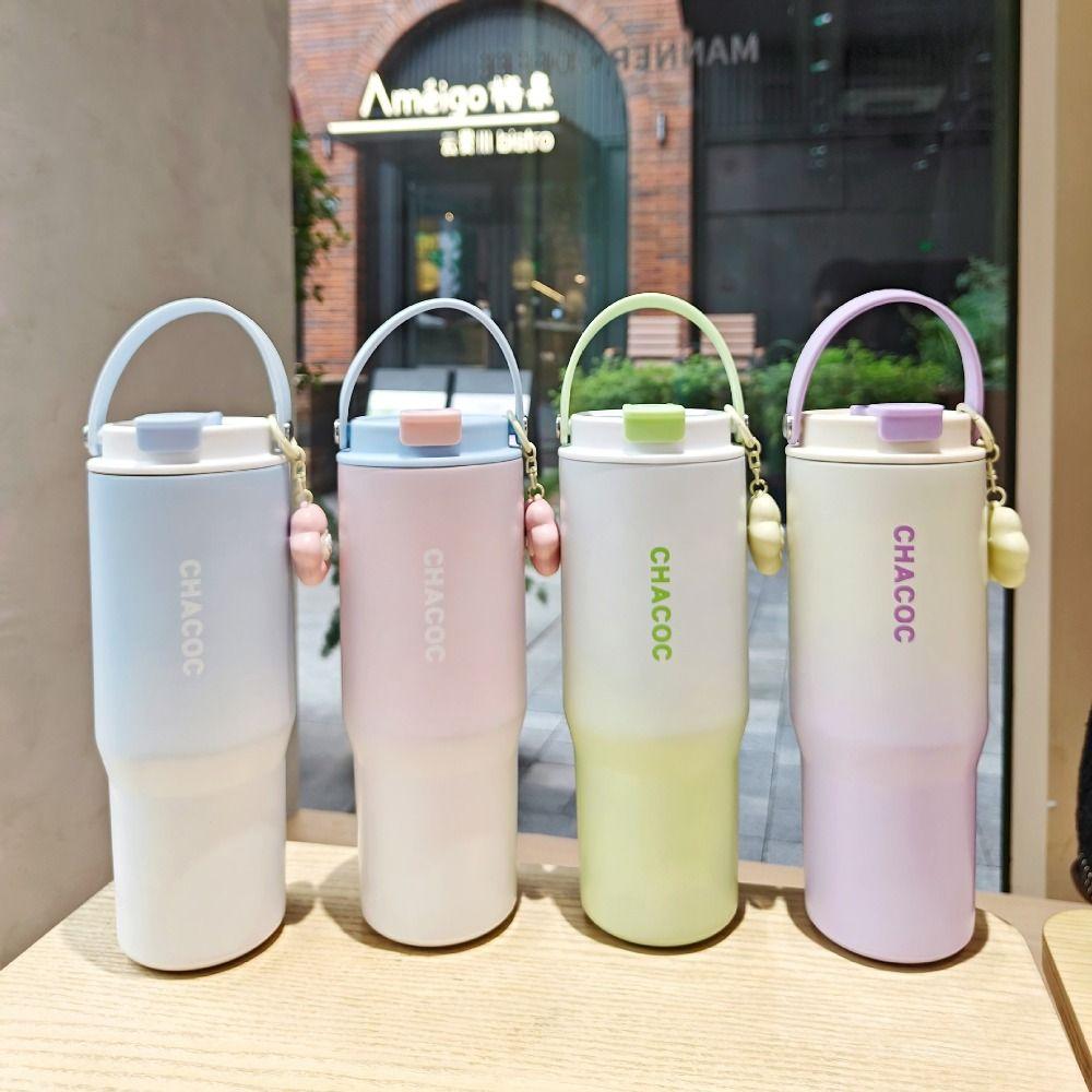 Fashion Vacuum Thermos Cup Stainless Steel Water Bottle Drinkware Insulation Cup  Gift